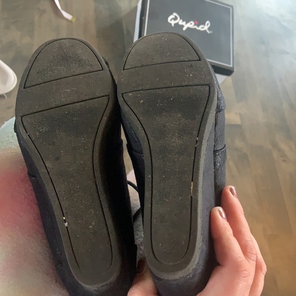Qupid wedge booties size 8.5 - Picture 5 of 7